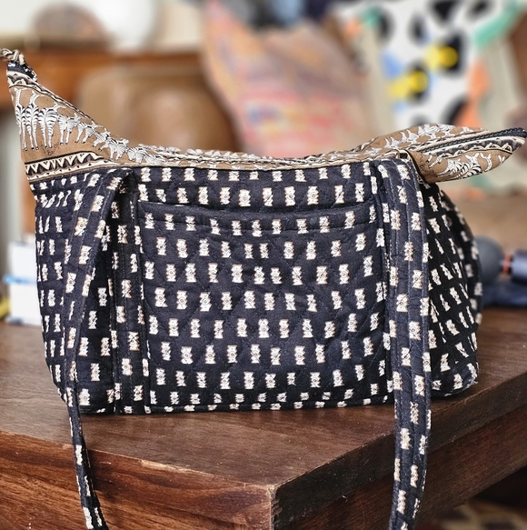Vera Bradley Handbags - Vera Bradley Zebra Tote Bag